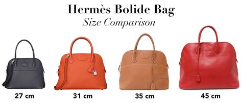 hermes bolide 31 size|hermes evelyne size chart.